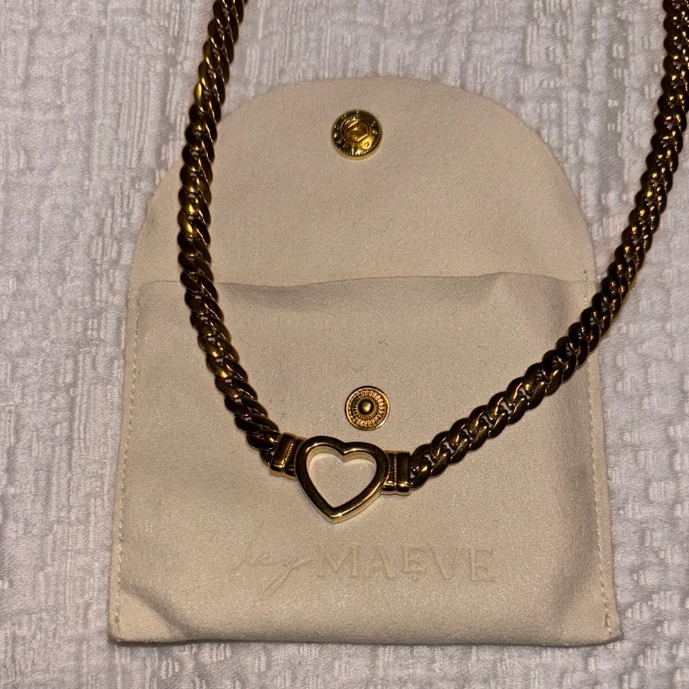 Gold Heart Chain Necklace – NWT